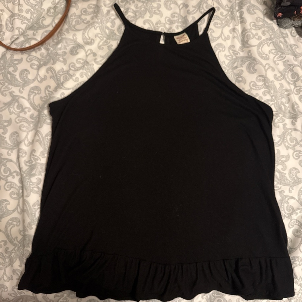 Faded Glory Black Sleeveless Tank Top